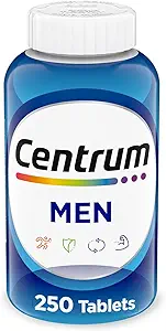 Centrum Multivitamin for Men, Multivitamin/Multimineral Supplement with Vitamin D3, B Vitamins and Antioxidants, Gluten Free, Non-GMO Ingredients
