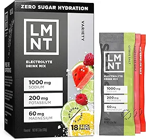 LMNT Zero Sugar Electrolytes - Bundle | Drink Mix | 18-Count